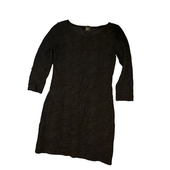 Armani exchange textured Black Ateetchy dress Medium - Picture 1 of 5